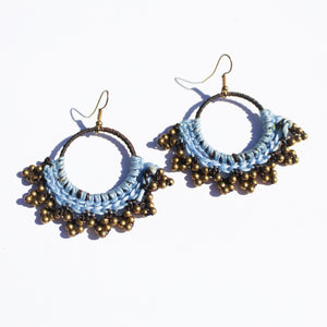 Thai Macramé Earrings *various colors* - Small World Goods