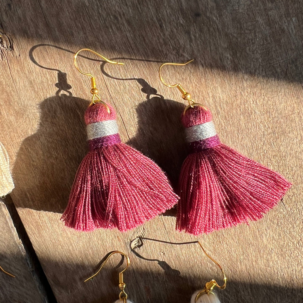 Thai Tassel Earrings - Small World Goods