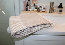 Load image into Gallery viewer, Turkish Towel, Aisha in Latte - Small World Goods