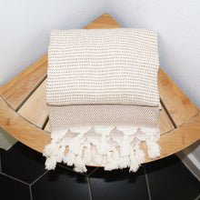 Load image into Gallery viewer, Turkish Towel, Aisha in Latte - Small World Goods