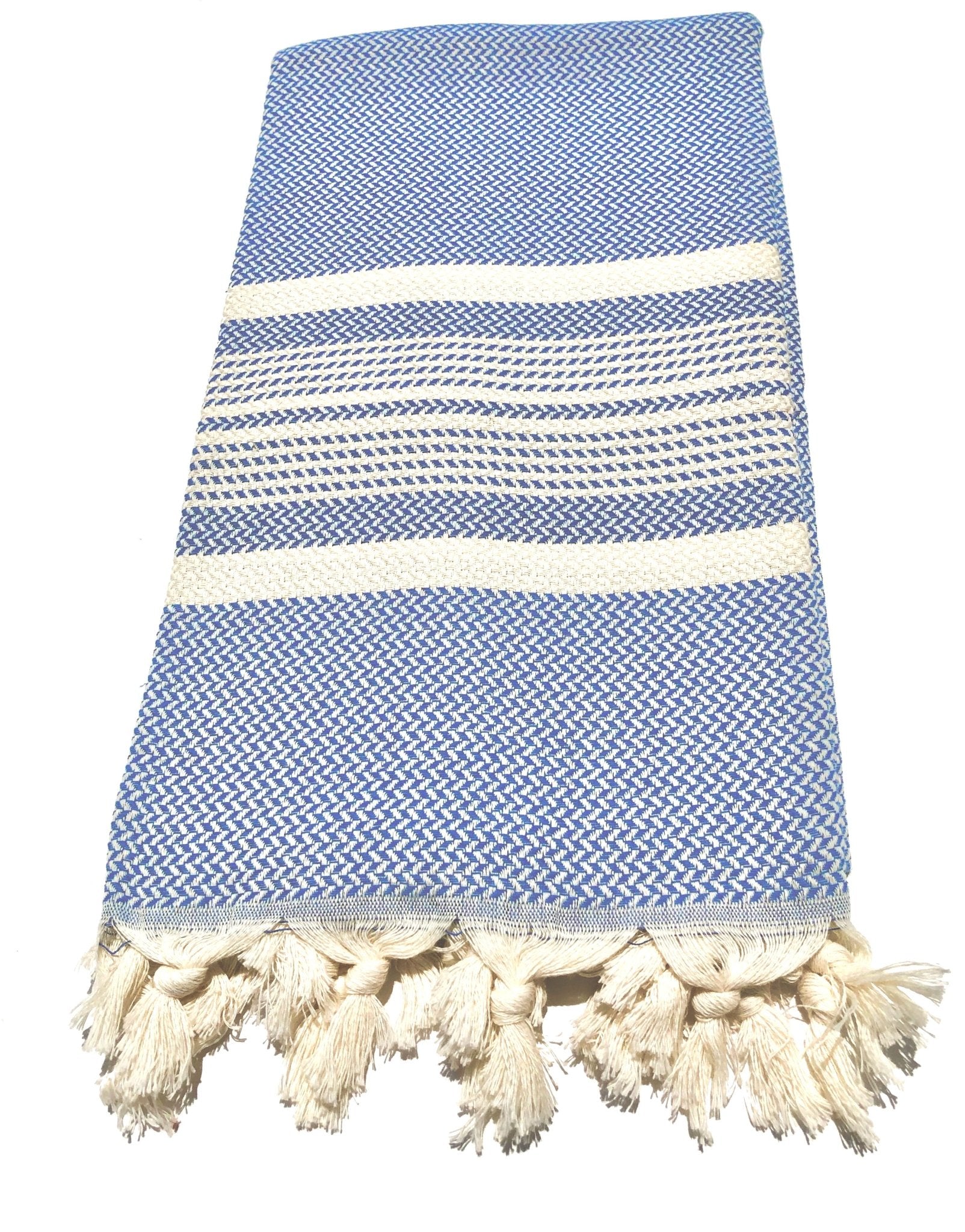 Turkish Towel, Hanzade in Blue - Small World Goods