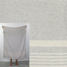 Load image into Gallery viewer, Turkish Towel, Hanzade in Mist - Small World Goods