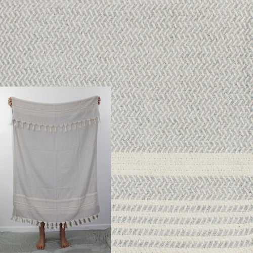 Turkish Towel, Hanzade in Mist - Small World Goods