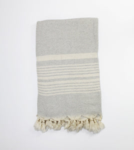 Turkish Towel, Hanzade in Mist - Small World Goods