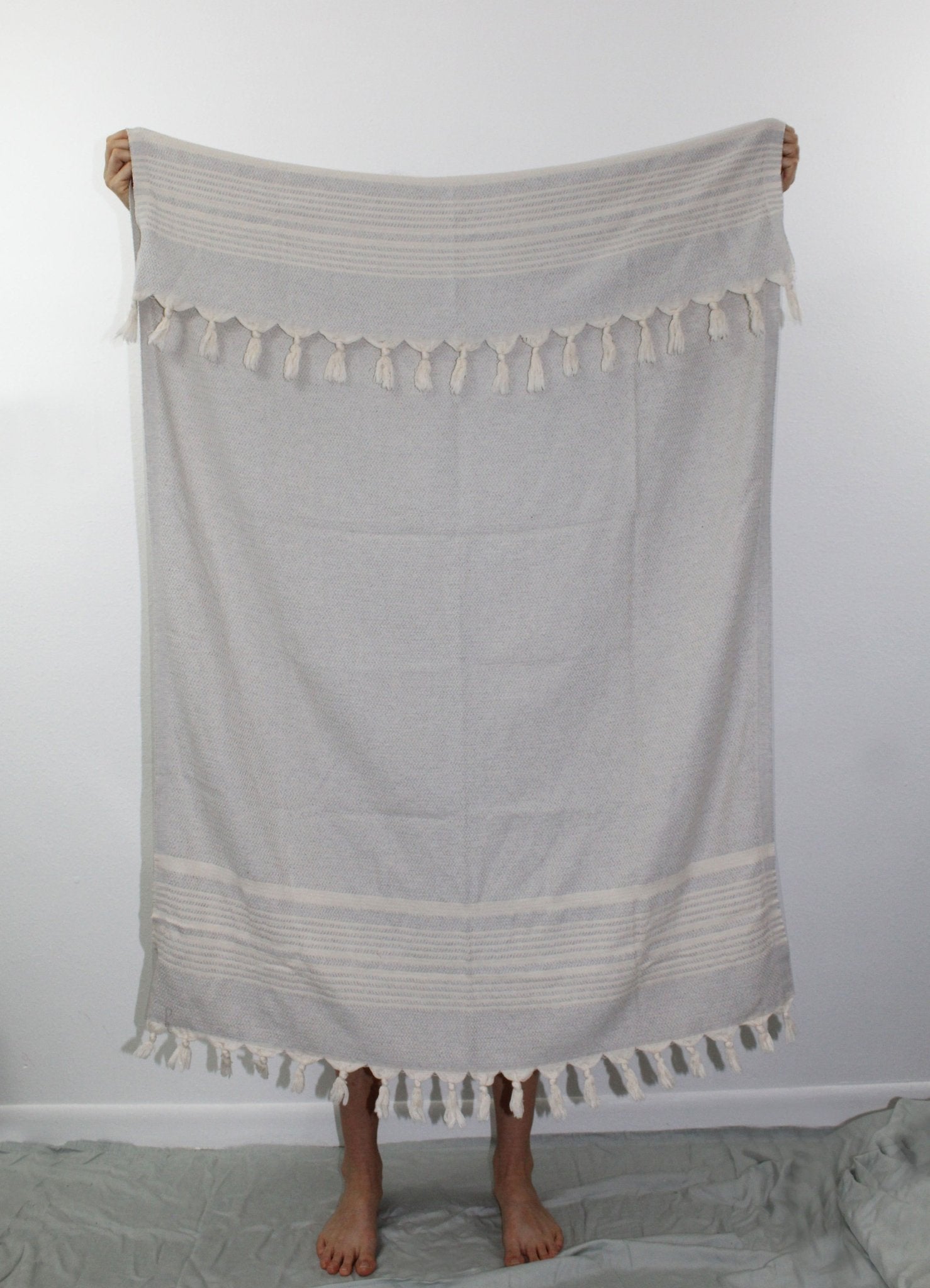 Turkish Towel, Hanzade in Mist - Small World Goods