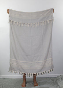 Turkish Towel, Hanzade in Mist - Small World Goods