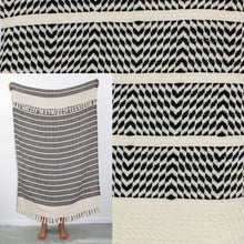 Load image into Gallery viewer, Turkish Towel, Zeynep in Black - Small World Goods