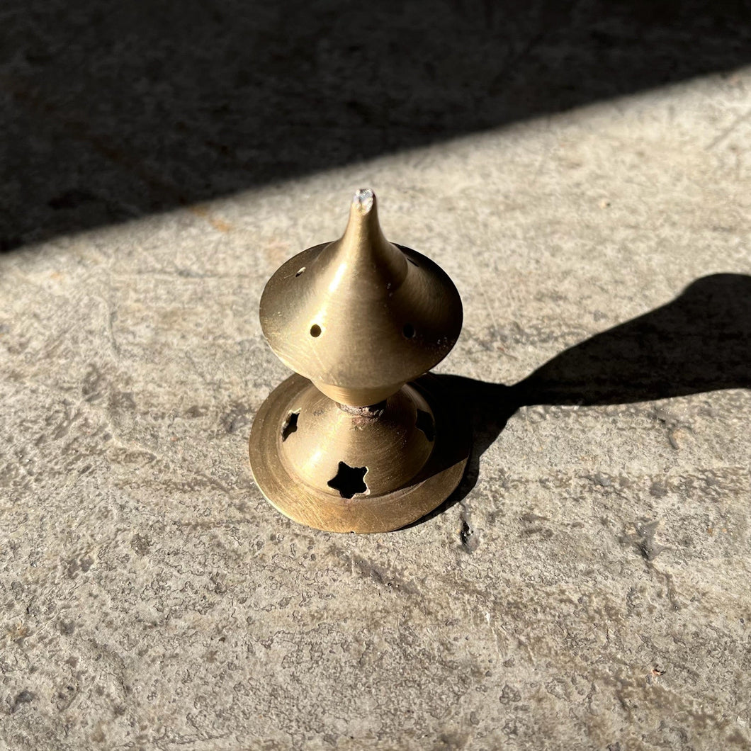 Vintage Brass Incense Holder - Small World Goods