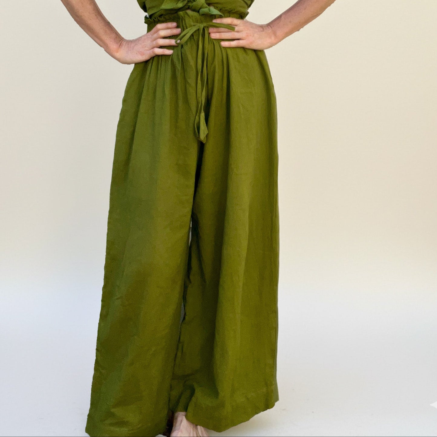 Rabina Trousers, matcha green