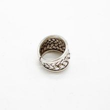 Load image into Gallery viewer, Woven Silver Ring