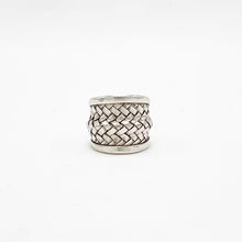 Load image into Gallery viewer, Woven Silver Ring