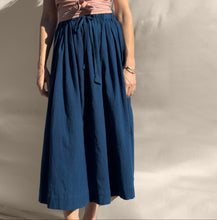 Load image into Gallery viewer, Padmasana Skirt/Dress, indigo *botanical dye