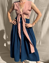 Load image into Gallery viewer, Padmasana Skirt/Dress, indigo *botanical dye