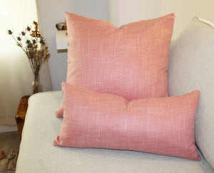Linen Pillowcase, Rose