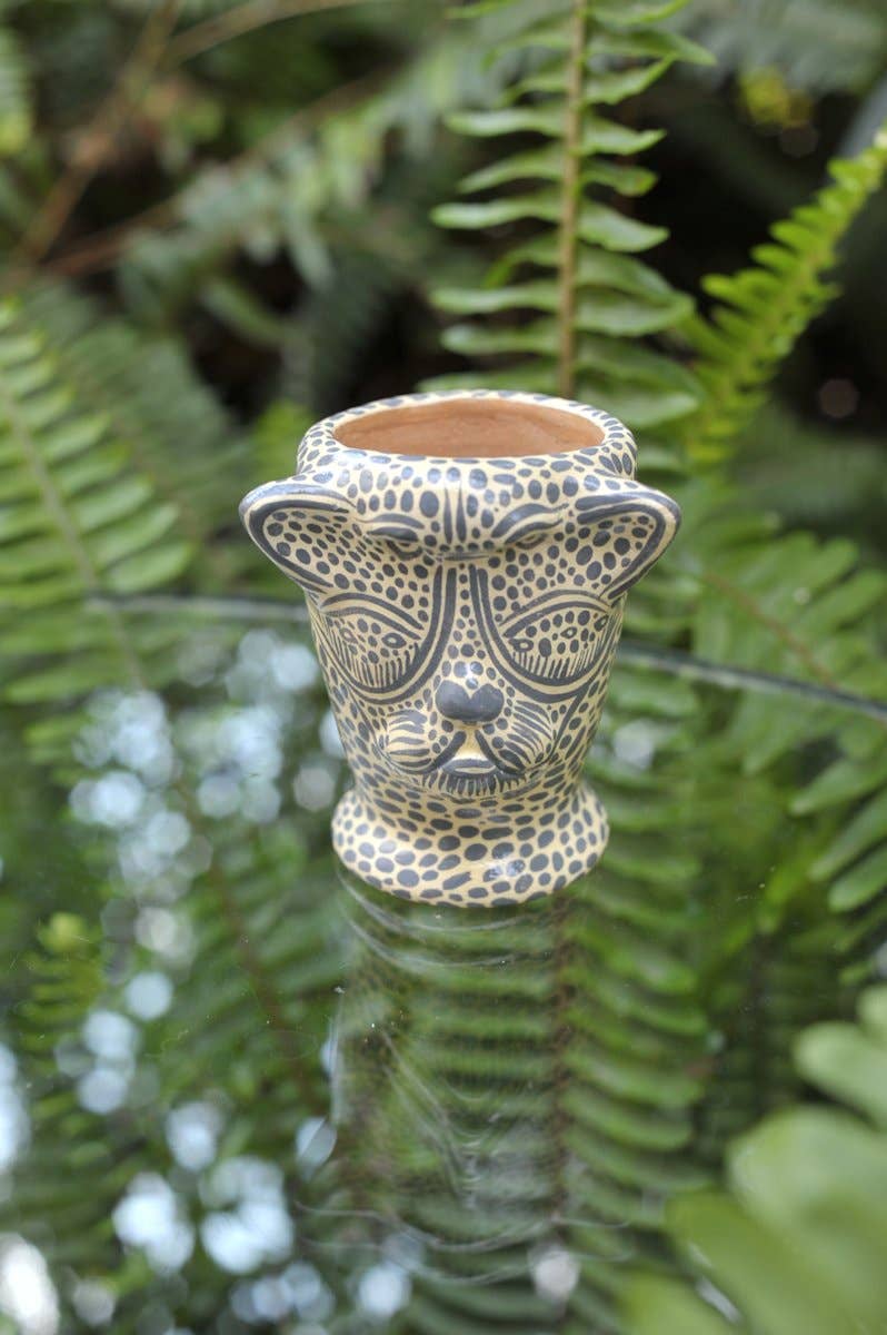 Jaguar Face Cup/ Holder