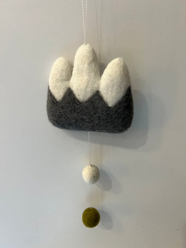 Felted Mountain Mobile