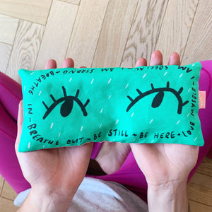 Breathe In, Breathe Out Lavender Eye Pillow