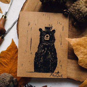 Coffee Bear Print