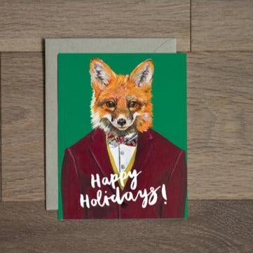 Dapper Fox Holiday Card