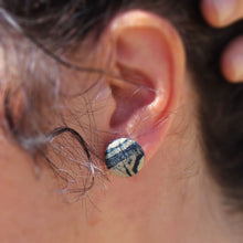 Load image into Gallery viewer, Hmong Indigo Earrings