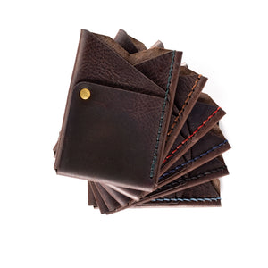 Handcrafted Leather Wallet, Various Colors
