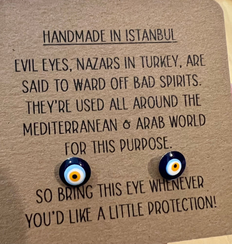 Evil Eye Stud Earrings
