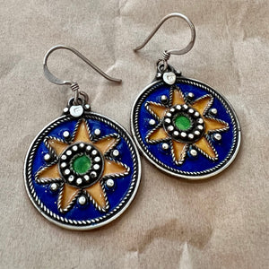 Enamel Berber Earrings, Various