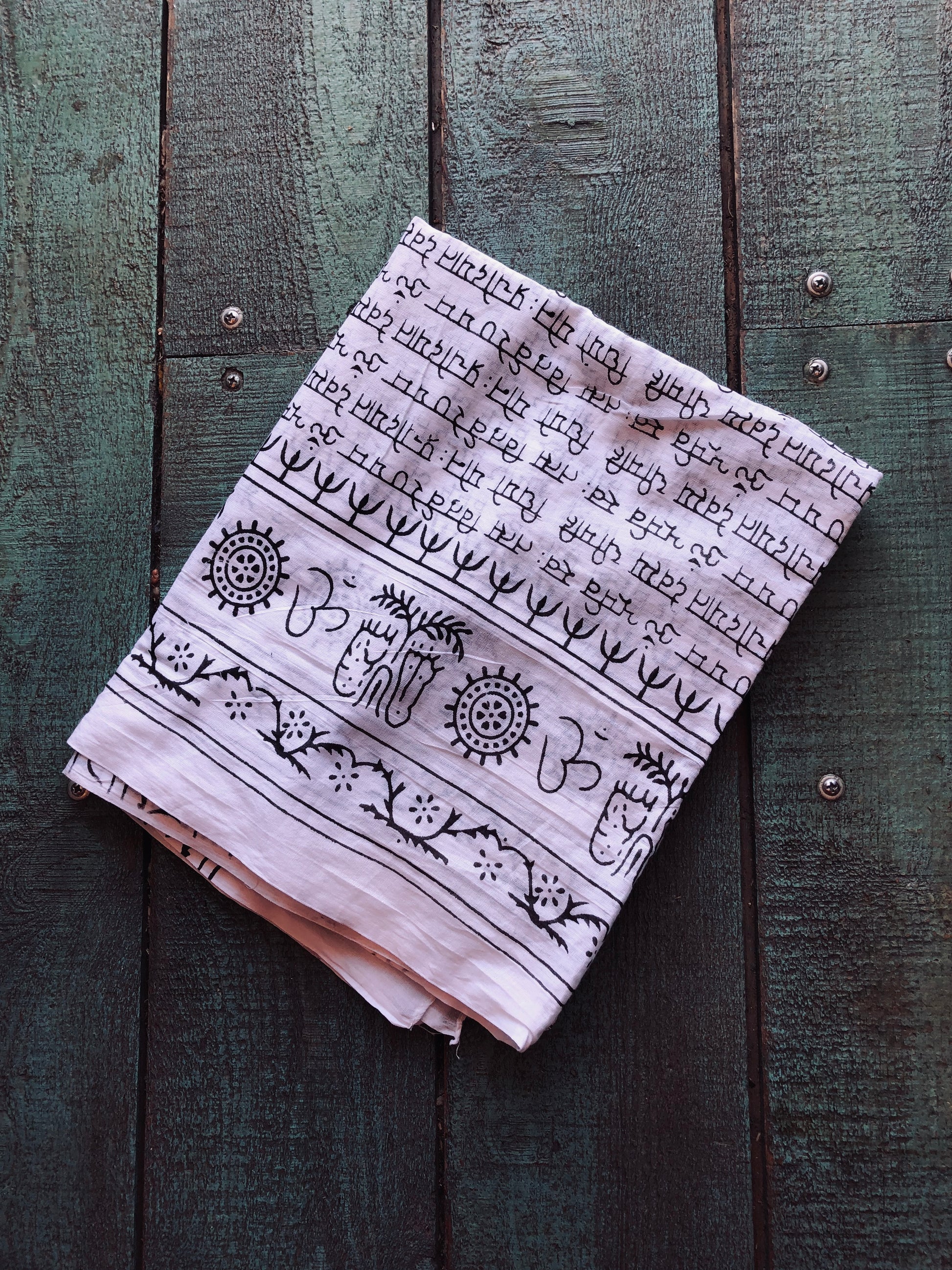 Cotton Mantra Sarong/Scarf/Beach Blanket/Towel/Etc, Various Colors - GadaboutGoods