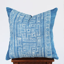 Load image into Gallery viewer, Hmong Indigo Pillowcase, Hli