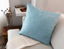 Load image into Gallery viewer, Linen Pillowcase, Pale Blue