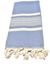 Load image into Gallery viewer, Turkish Towel, Hanzade in Blue